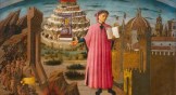 "Dante and the Divine Comedy," a 15th-century painting in the Duomo cathedral in Florence, Italy.