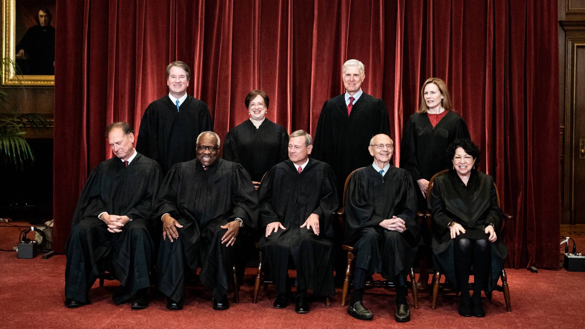 Justices of the US Supreme Court in 2021