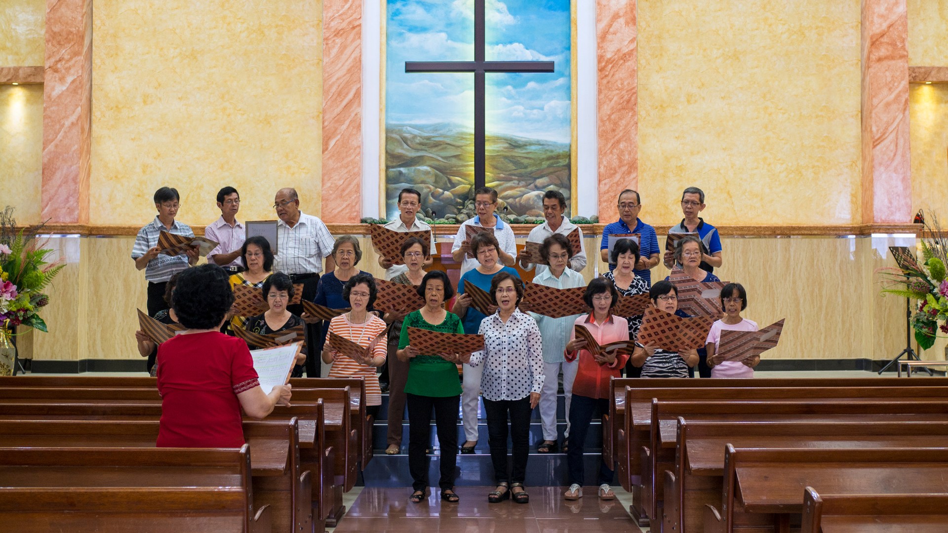 Ethnic Chinese attend church in Banda Aceh, the capital city of Aceh Province in northern Sumatra, Indonesia.