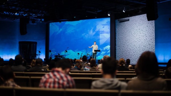 A worship service at The Village Church.