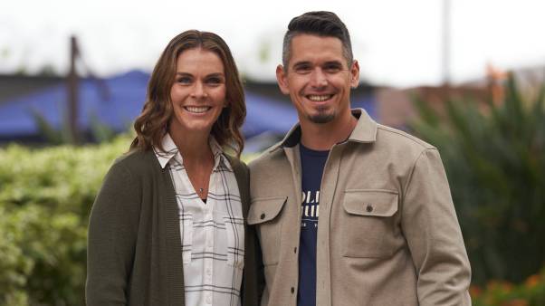 Stacie and Andy Wood at Saddleback Church