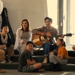 Pastor Jason Min (furthest right) appeared in the show as a member of the worship band.