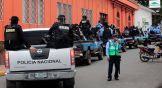 Riot police prevented Nicaraguan bishop Rolando Alvarez from leaving a church building in Matagalpa to preside at a mass as part of a “prayer crusade” on August 4, 2022 following the closure of several Catholic media outlets and allegations of harassment.