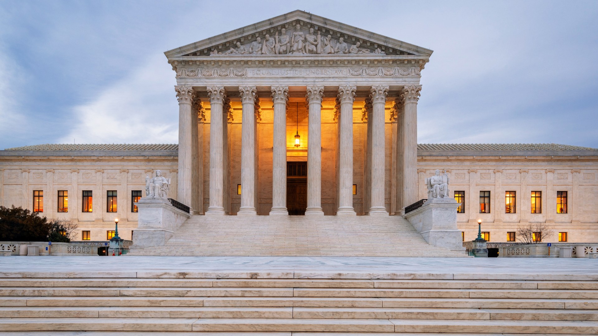 Steps to the United States Supreme Court, Washington DC, America