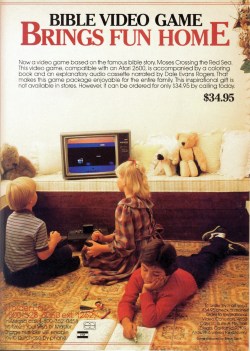 The ad for "Red Sea Crossing" in a CT magazine from 1983.
