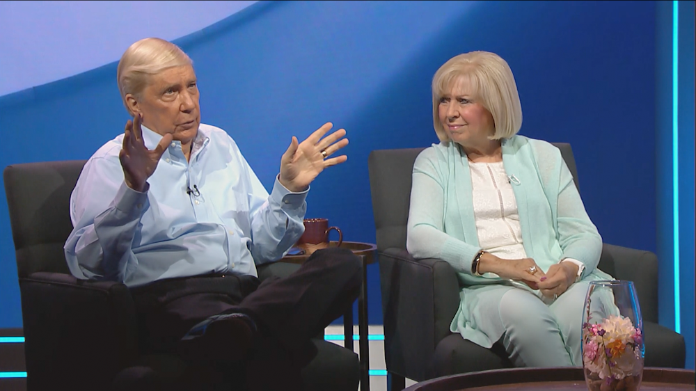 John and Darlene Ankerberg on Christian television.