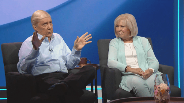 John and Darlene Ankerberg on Christian television.
