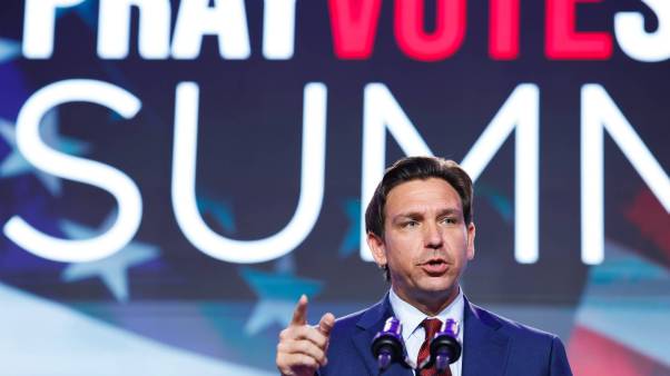 Ron DeSantis at the Pray Vote Stand Summit.