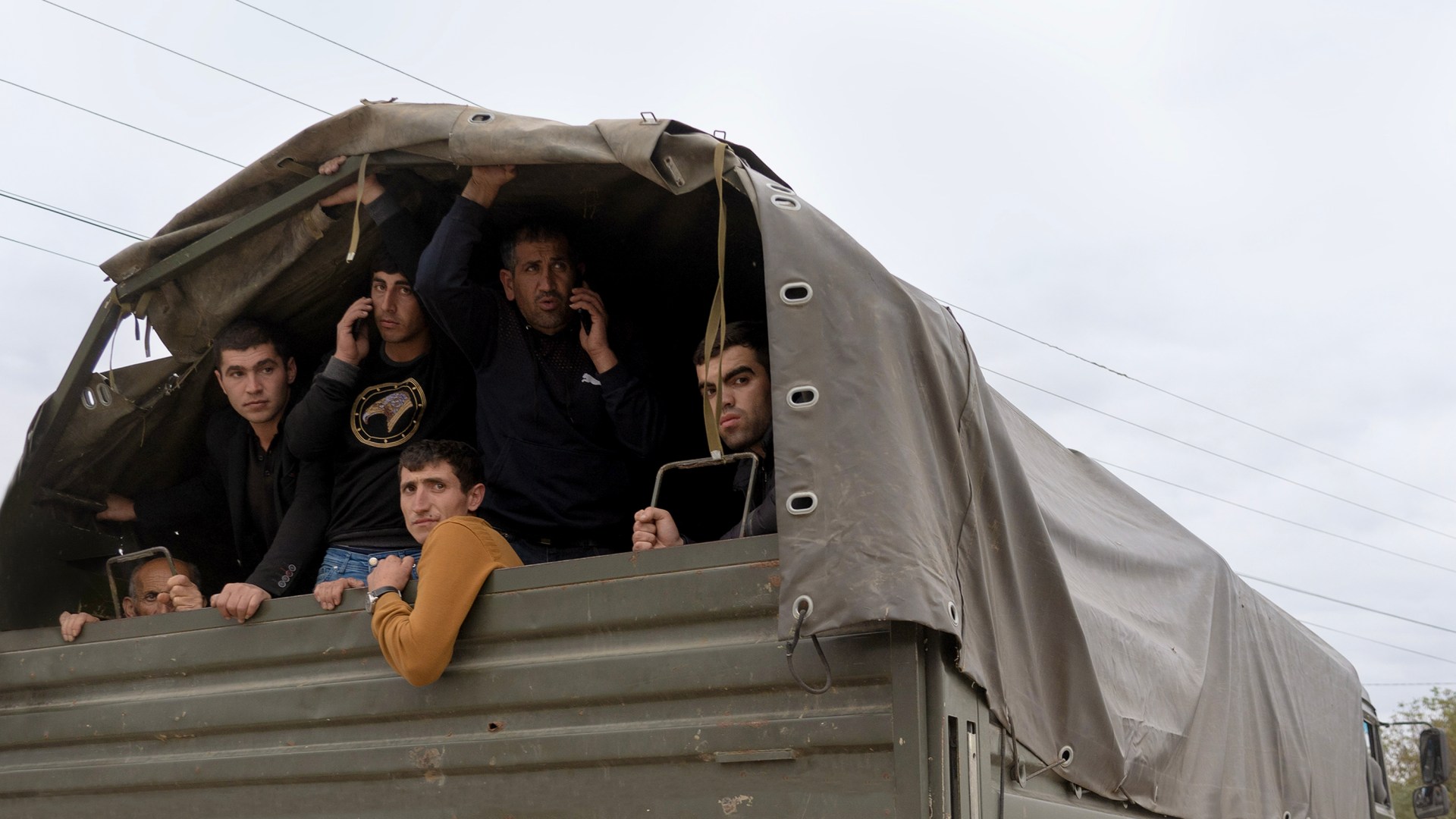 Artsakh Armenians evacuate after Azerbaijan seizes control of Nagorno-Karabakh.