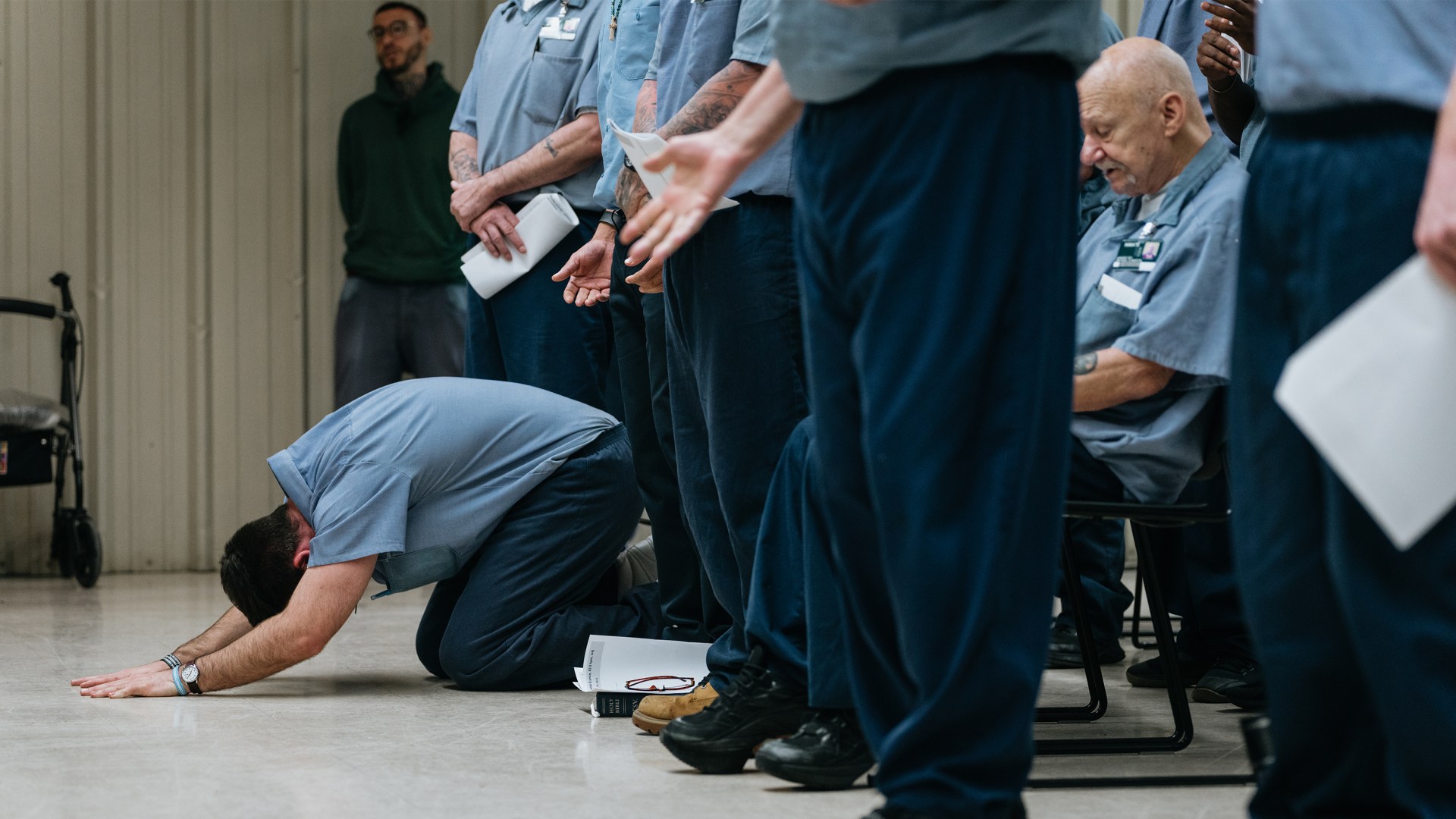Rock City Prison Ministry holding a worship service at Chillicothe Correctional Institution in Ohio.