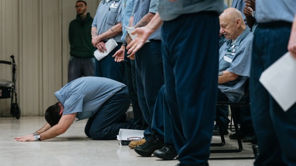 Rock City Prison Ministry holding a worship service at Chillicothe Correctional Institution in Ohio.
