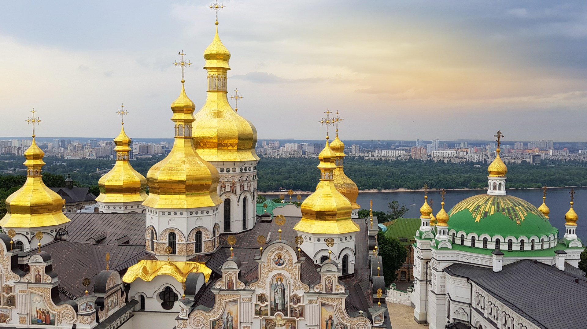 The Pechersk Lavra Orthodox monastery in Kyiv, Ukraine