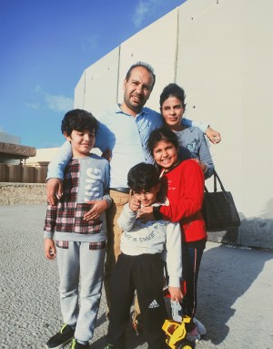 The Maher family reunited.