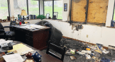 The Wisconsin Family Action offices were set on fire in 2022.