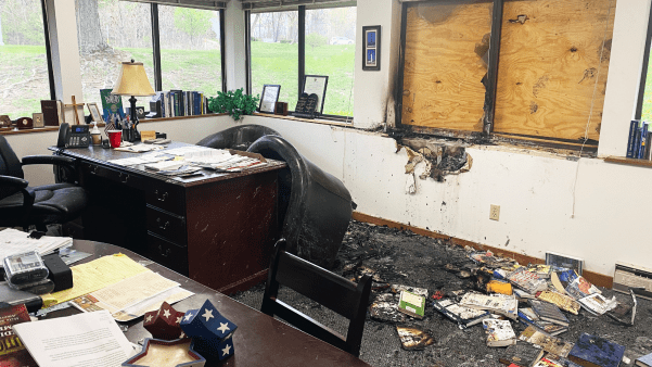 The Wisconsin Family Action offices were set on fire in 2022.
