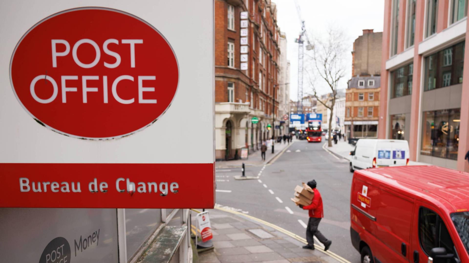 Post Office in Westminster in London