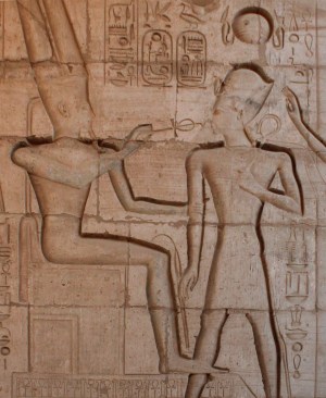 Giving of life to Pharaoh Rameses II