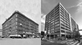 The American Bible Society’s New York building in 1893, left, and current Philadelphia headquarters, right.