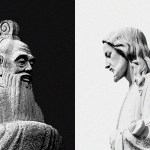 Confucius (left) and Christ (Right)