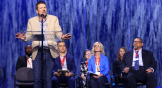 Josh Wester and members of the Abuse Reform Implementation Task Force