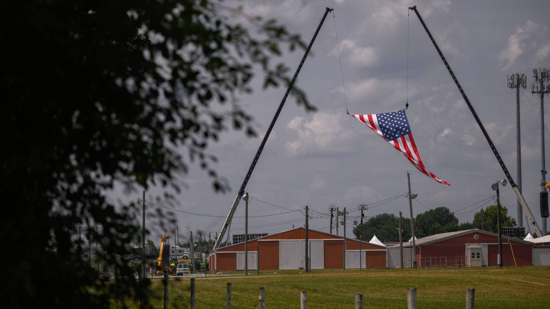 The Butler, Pennsylvania, fairgrounds where Donald Trump survived an assassination attempt at a campaign rally.