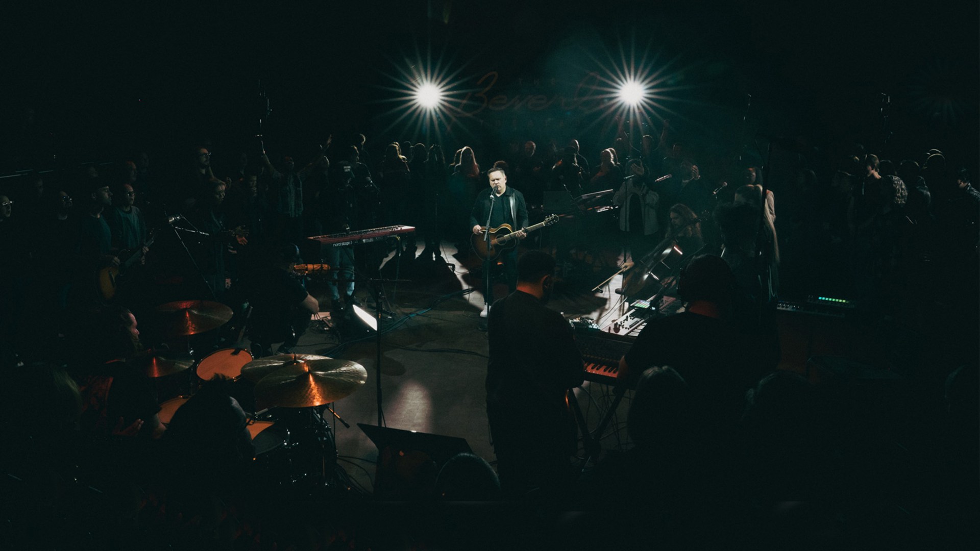 Matt Redman (centered)