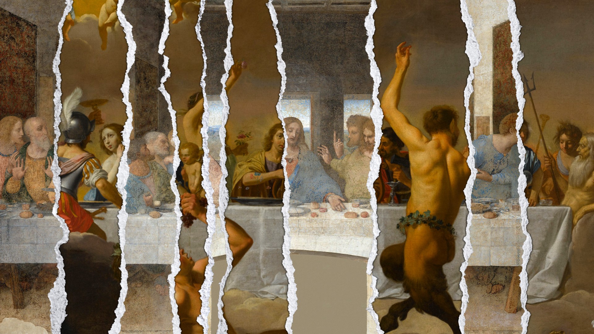 Da Vinci’s “Last Supper” and Jan van Bijlert’s “Feast of the Gods"