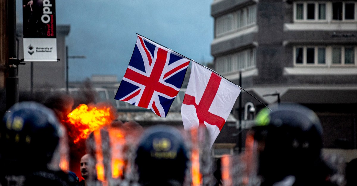 Far-right activists hold a riot in England targeting mosques after misinformation spread about the murder of three girls in Southport.