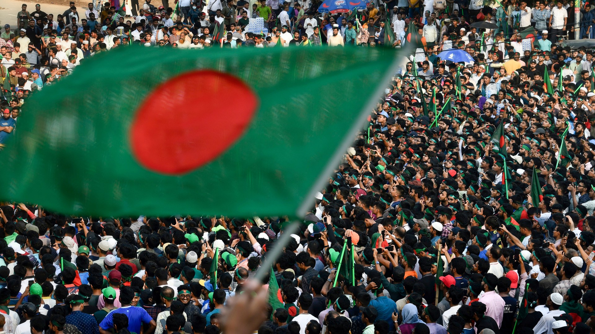 A rally in Bangladesh.