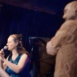 Ali Maegraith performs jazz during a church service in Berlin.