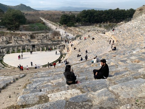 Road leading to a port in Ephesus