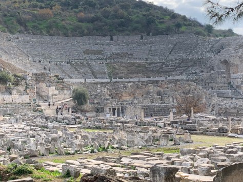 Ruins of a theater in Ephesus