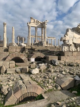The ruins of Hadrian's temple