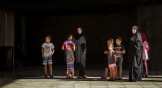 Shiite women and their children who fled south Lebanon for shelter in Beirut.