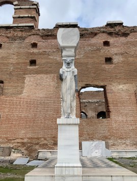 A pillar in the Red Hall of an Egyptian Divinity