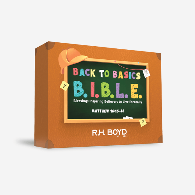 R. H. Boyd, Back to basics bible, vacation bible school, vbs, church curriculum guide