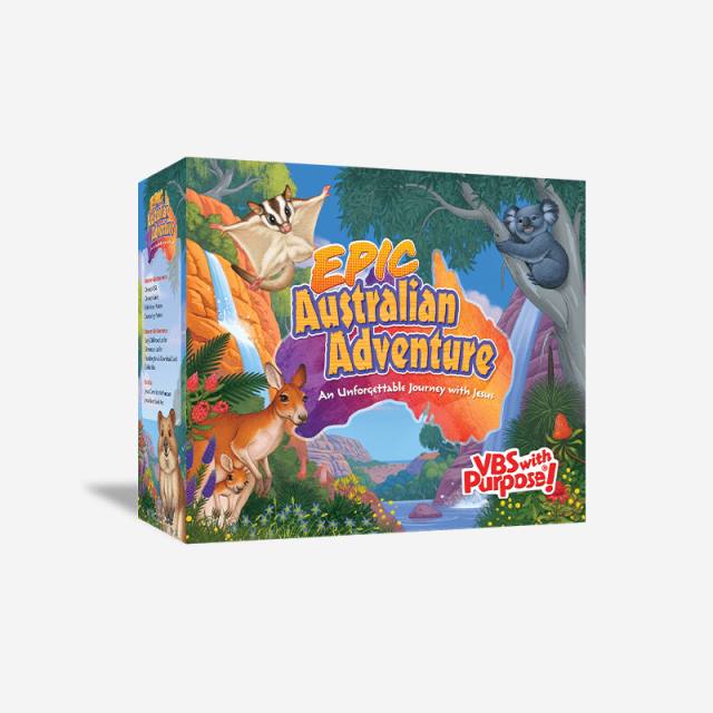 epic australian adventure, an unforgettable journey with Jesus, vacation bible school, vbs, church curriculum guide