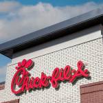 Chick-fil-A sign on a building