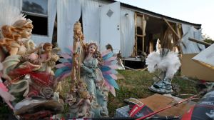Helene destroyed a home in Swannanoa, North Carolina.