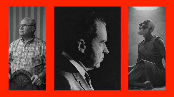 Top print stories featuring a photo of president Richard Nixon, a pastor-lawyer named Keith Boyette, and an illustration of Paul, the Apostle