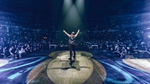 Skillet performing at Winter Jam