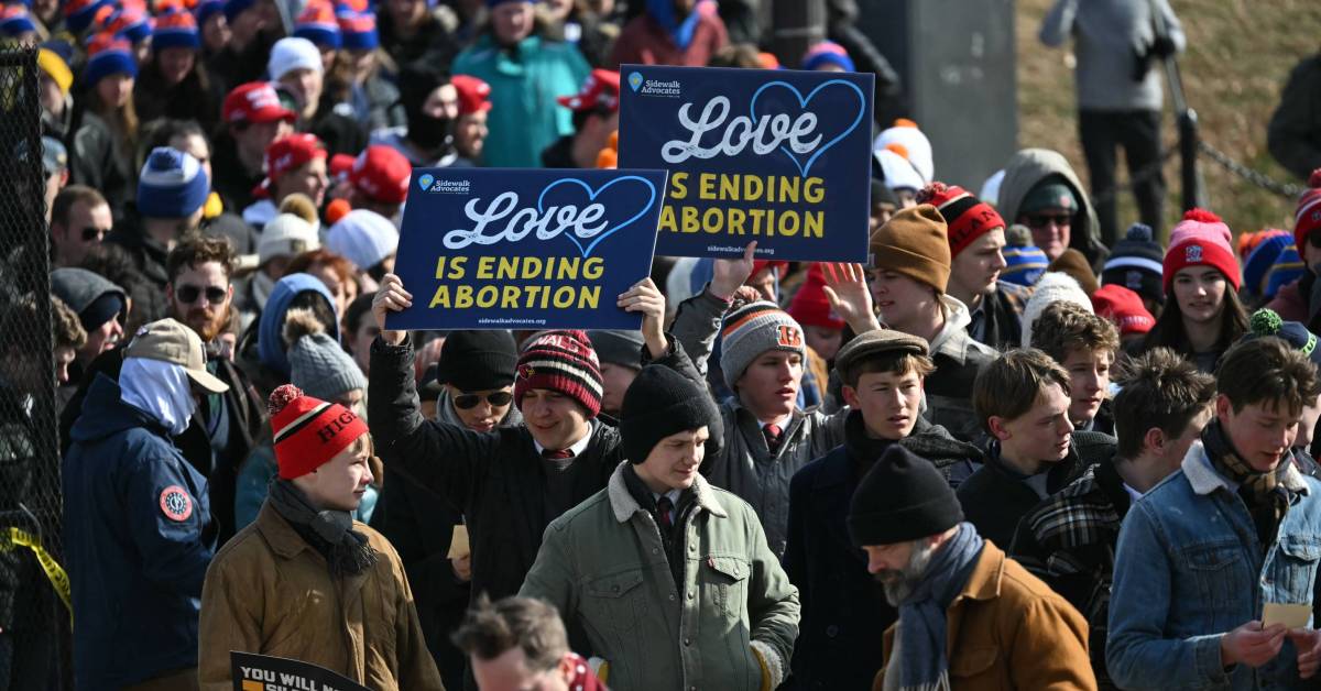 Gen Z Pro-Lifers March Together