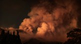 A fire in California