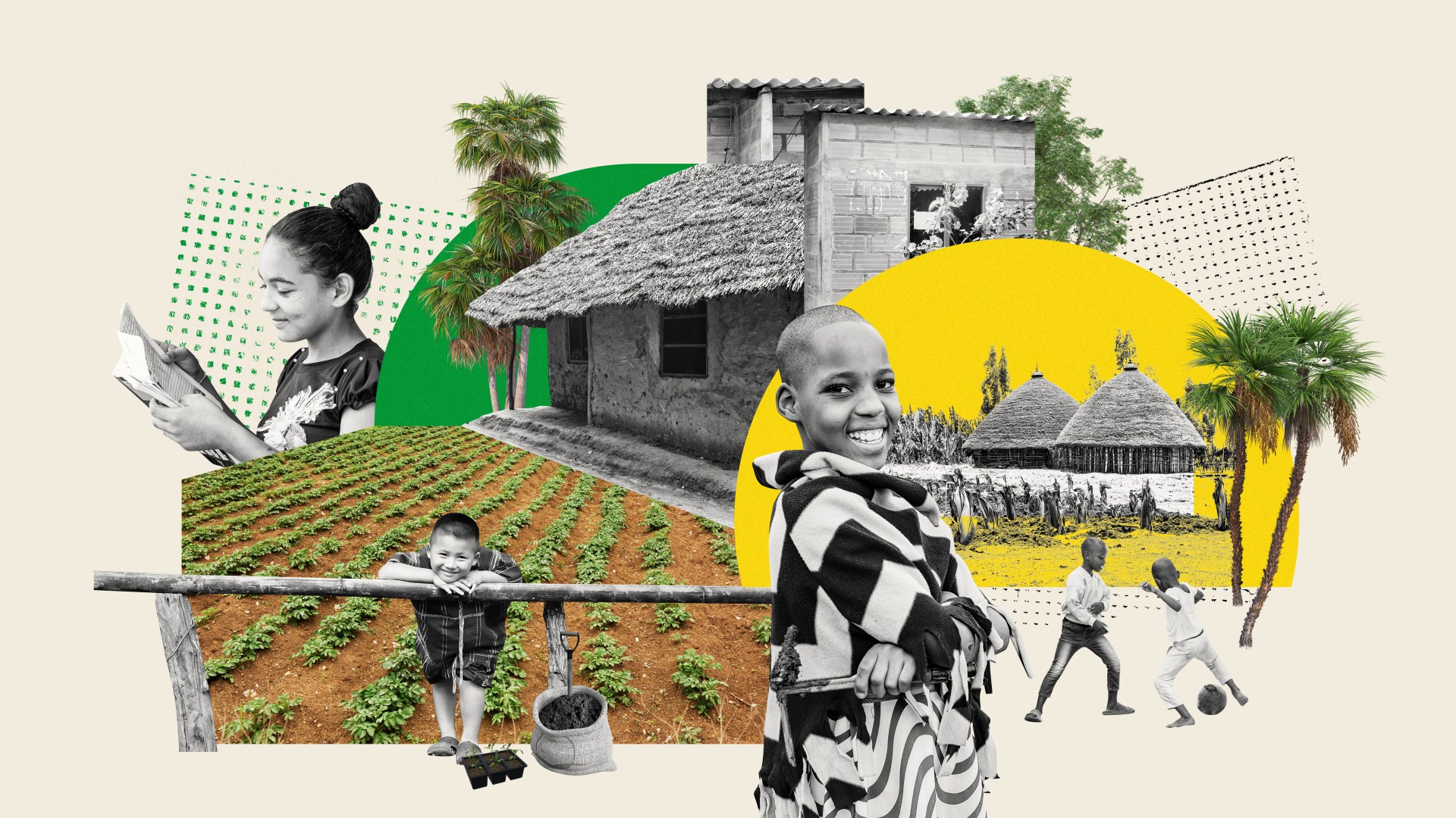 Collage of images from Compassion International