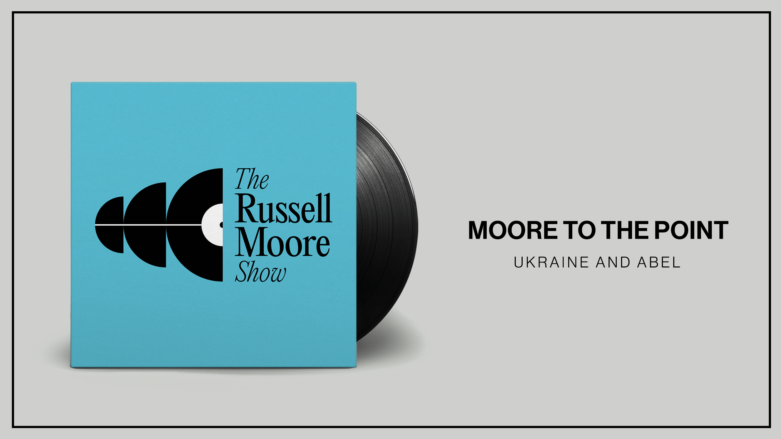 RMS logo: record and vinyl cover. Moore to the Point Title