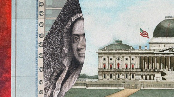 Harriet Livermore and the U.S. capitol building