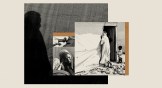 A collage showing Sudan refugees making a new life for themselves