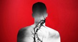 The silhouette of a man with the crown of thorns in him