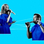 Carrie Underwood and Luke Bryan singing on American Idol