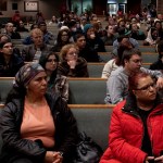 A church in Denver, Colorado gathers to discuss immigrant rights.